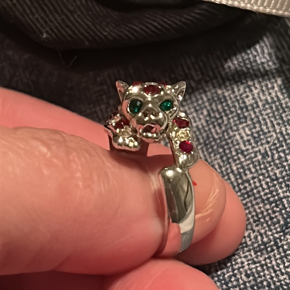 Beautiful cat I’m not sure think she’s a panther stunningfew missing stones - Picture 2 of 12